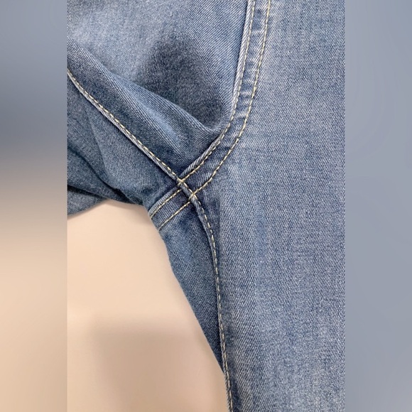 Free People We The Free Just Float On Flare Jeans | Jericho Blue | High Rise 27 - Picture 9 of 11